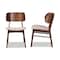 Baxton Studio Alston Mid-Century Beige Fabric Upholstered and Walnut Brown Finished Wood Dining Chair Set(2PC) PR 191-2PC-11706-ZORO - alternate 5